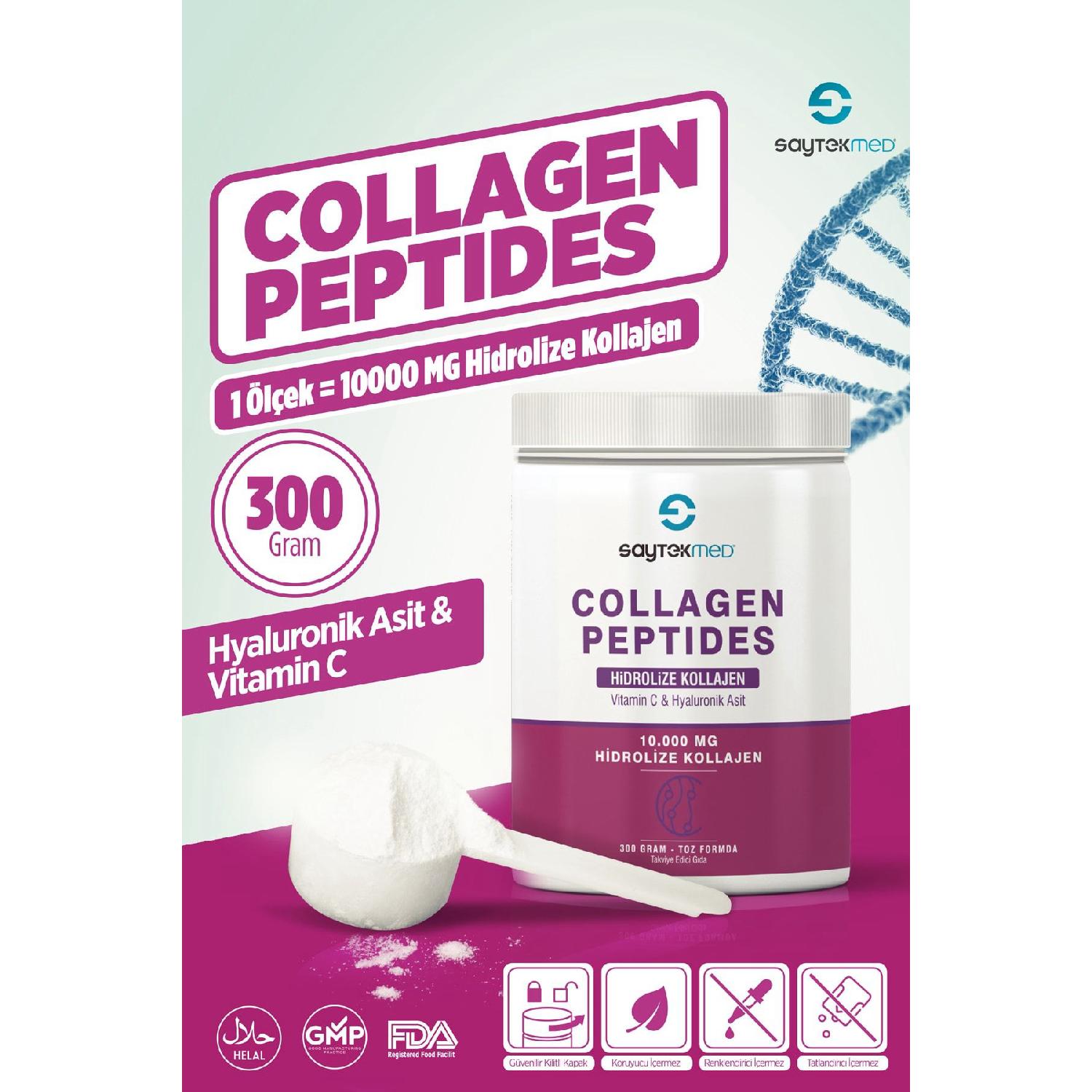 Collagen Peptides / Food Supplement Containing Hydrolyzed Collagen, Hyaluronic Acid And Vitamin C
Collagen Peptides / Food Supplement Containing Hydrolyzed Collagen, Hyaluronic Acid And Vitamin C