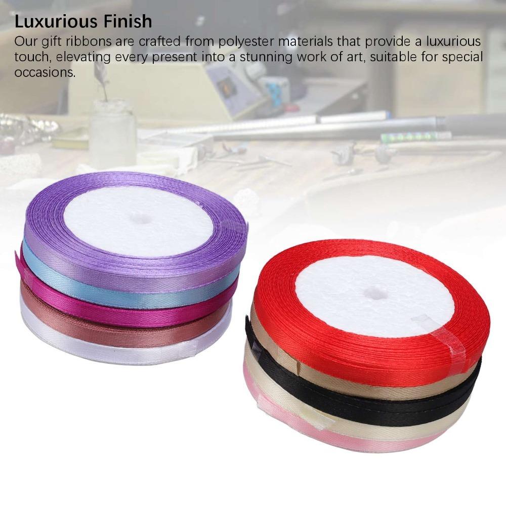 10pcs Multicolors Wrapping Ribbon 0.6cm Wide Polyester Ribbon Bow Making Ribbon Party Decorations
10pcs Multicolors Wrapping Ribbon 0.6cm Wide Polyester Ribbon Bow Making Ribbon Party Decorations