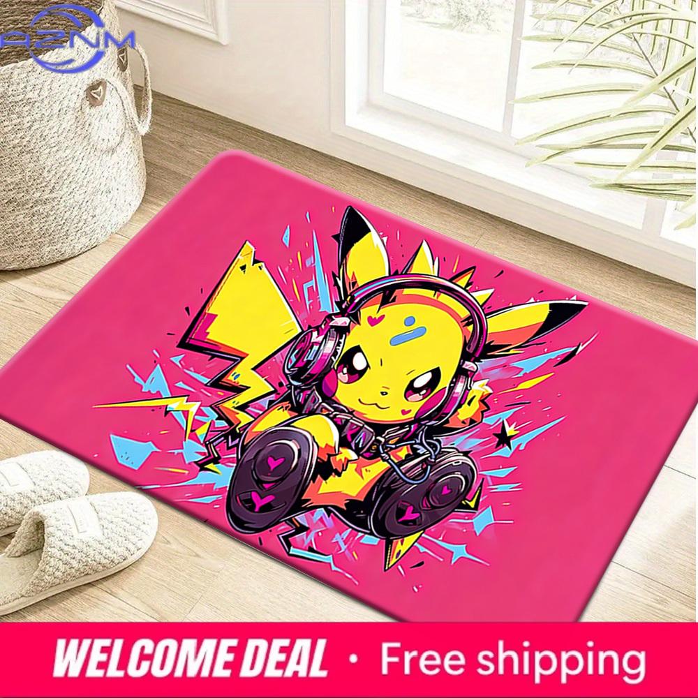 DJ Pikachu Street Art Print Non-slip Doormat, Soft Absorbent Floor Mat for Home Entrance Living Room Bedroom Decor Rug 40cm x 60cm
DJ Pikachu Street Art Print Non-slip Doormat, Soft Absorbent Floor Mat for Home Entrance Living Room Bedroom Decor Rug 40cm x 60cm
