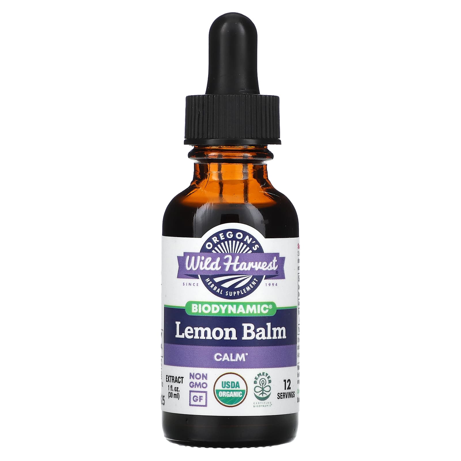 Oregon S Wild Harvest, Biodynamic, Lemon Balm, Calming, 30 mL (1 Fl Oz) (1,250 Mg per Serving)
Oregon S Wild Harvest, Biodynamic, Lemon Balm, Calming, 30 mL (1 Fl Oz) (1,250 Mg per Serving)