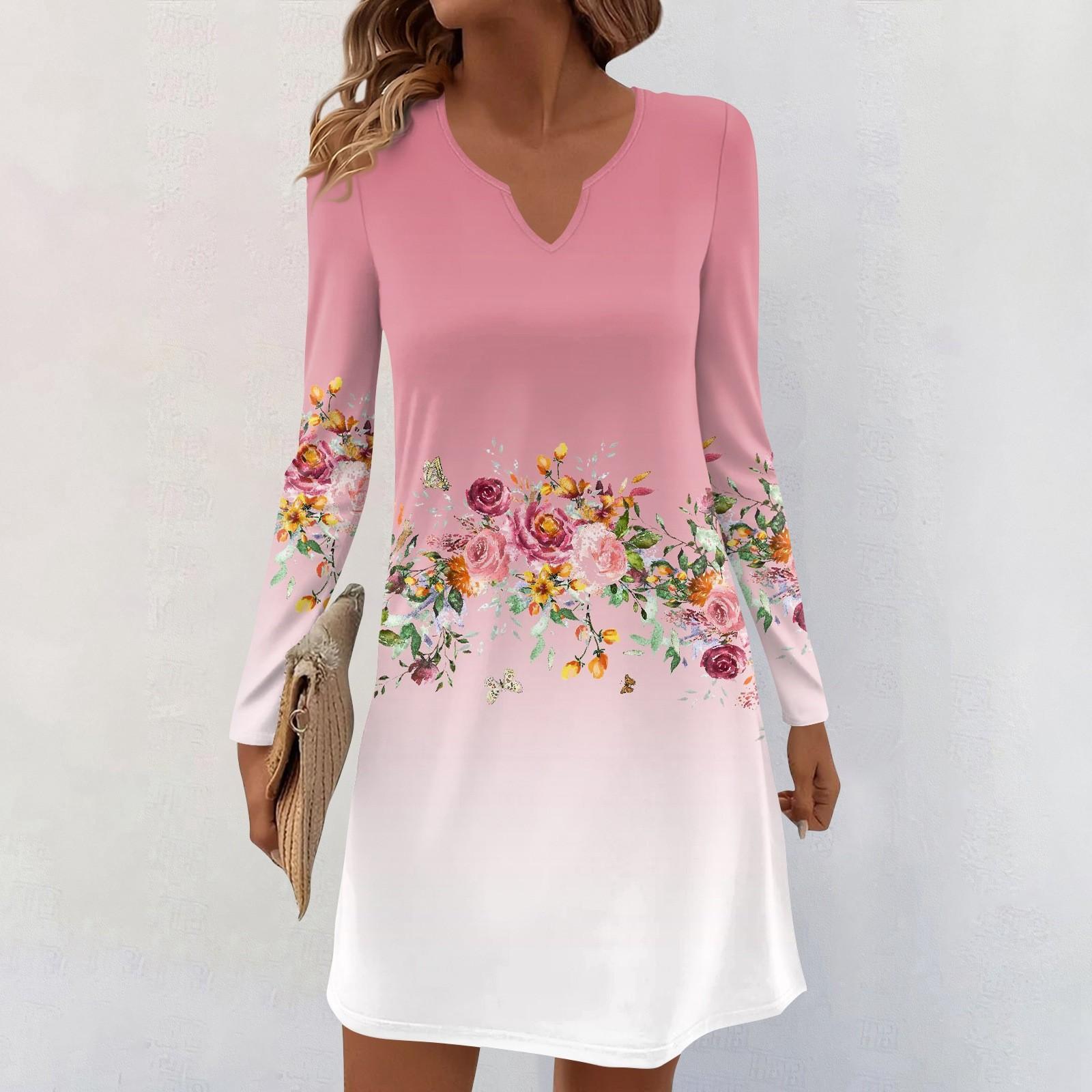 Женские повседневные миди-платья с длинным рукавом, V-образным вырезом и принтом XL
Женские повседневные миди-платья с длинным рукавом, V-образным вырезом и принтом XL
