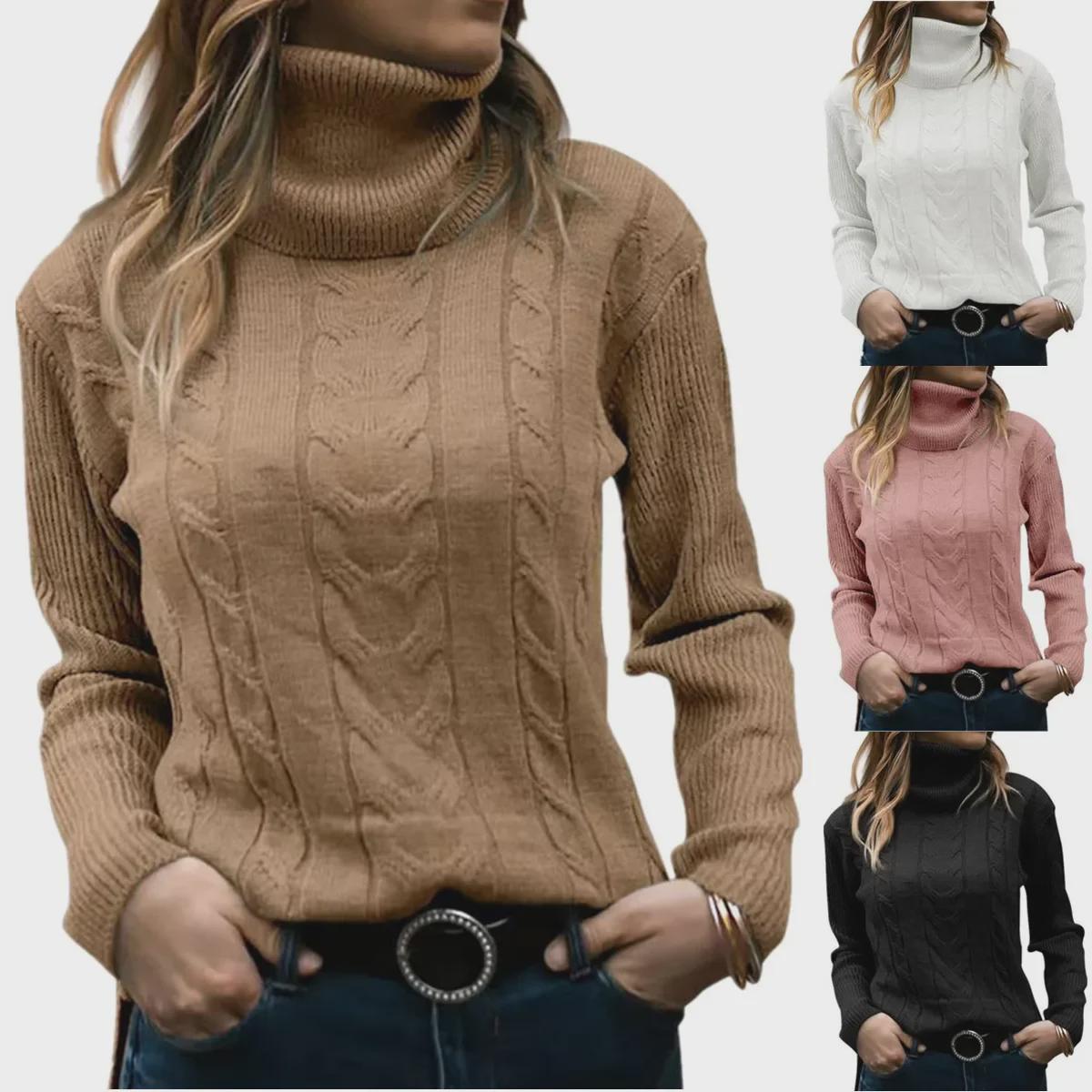 2023 Autumn/Winter Solid Color High-Neck Vintage Knitted Sweater for Women M вина червоного кольору
2023 Autumn/Winter Solid Color High-Neck Vintage Knitted Sweater for Women M вина червоного кольору