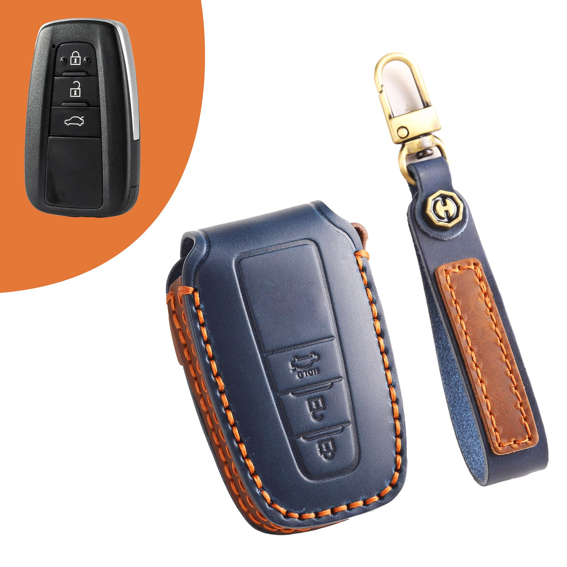 Чохол для ключа з натуральної шкіри для Toyota Corolla, Camry, RAV4, Highlander та Asia Dragon
Чохол для ключа з натуральної шкіри для Toyota Corolla, Camry, RAV4, Highlander та Asia Dragon
