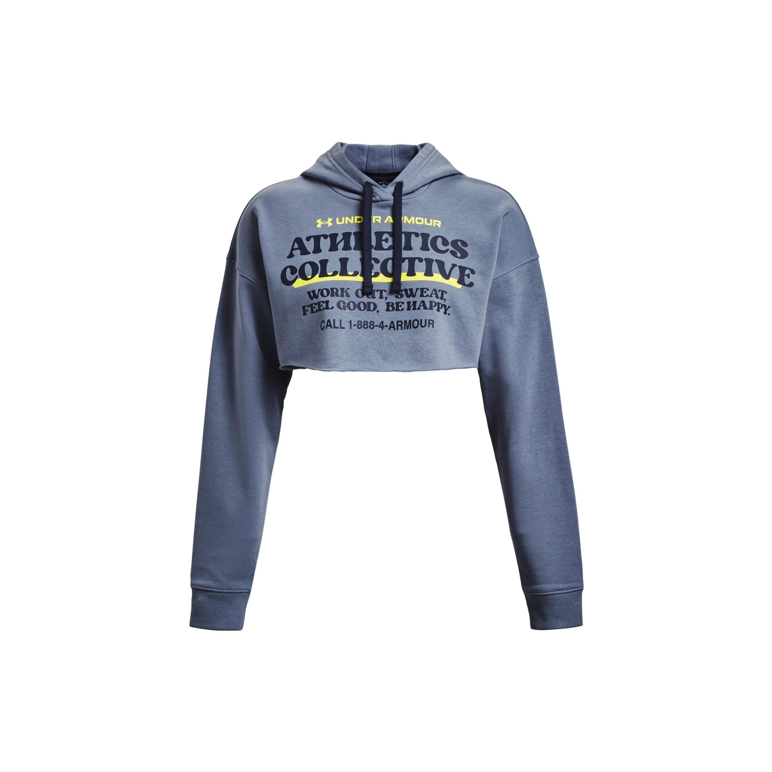 Under Armour Женский худи с принтом букв, на кулиске, укороченный, с длинным рукавом, синий 1374527-767 M
Under Armour Женский худи с принтом букв, на кулиске, укороченный, с длинным рукавом, синий 1374527-767 M
