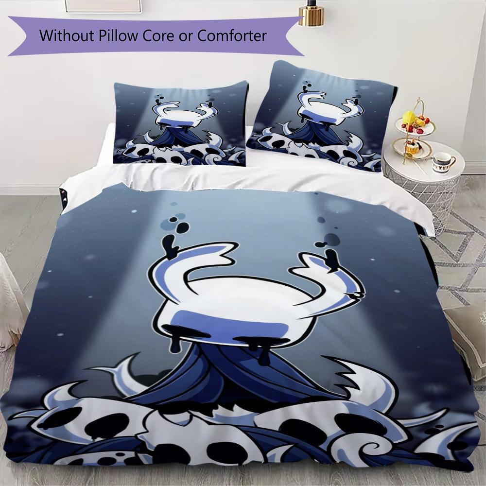 Hollow Knight Pattern Bedding uilt Set uilt Cover Pillowcase Home Decoration Birthday Gift (1 * duvet cover + 2 * pillowcase without core)42 135x200cm
Hollow Knight Pattern Bedding uilt Set uilt Cover Pillowcase Home Decoration Birthday Gift (1 * duvet cover + 2 * pillowcase without core)42 135x200cm