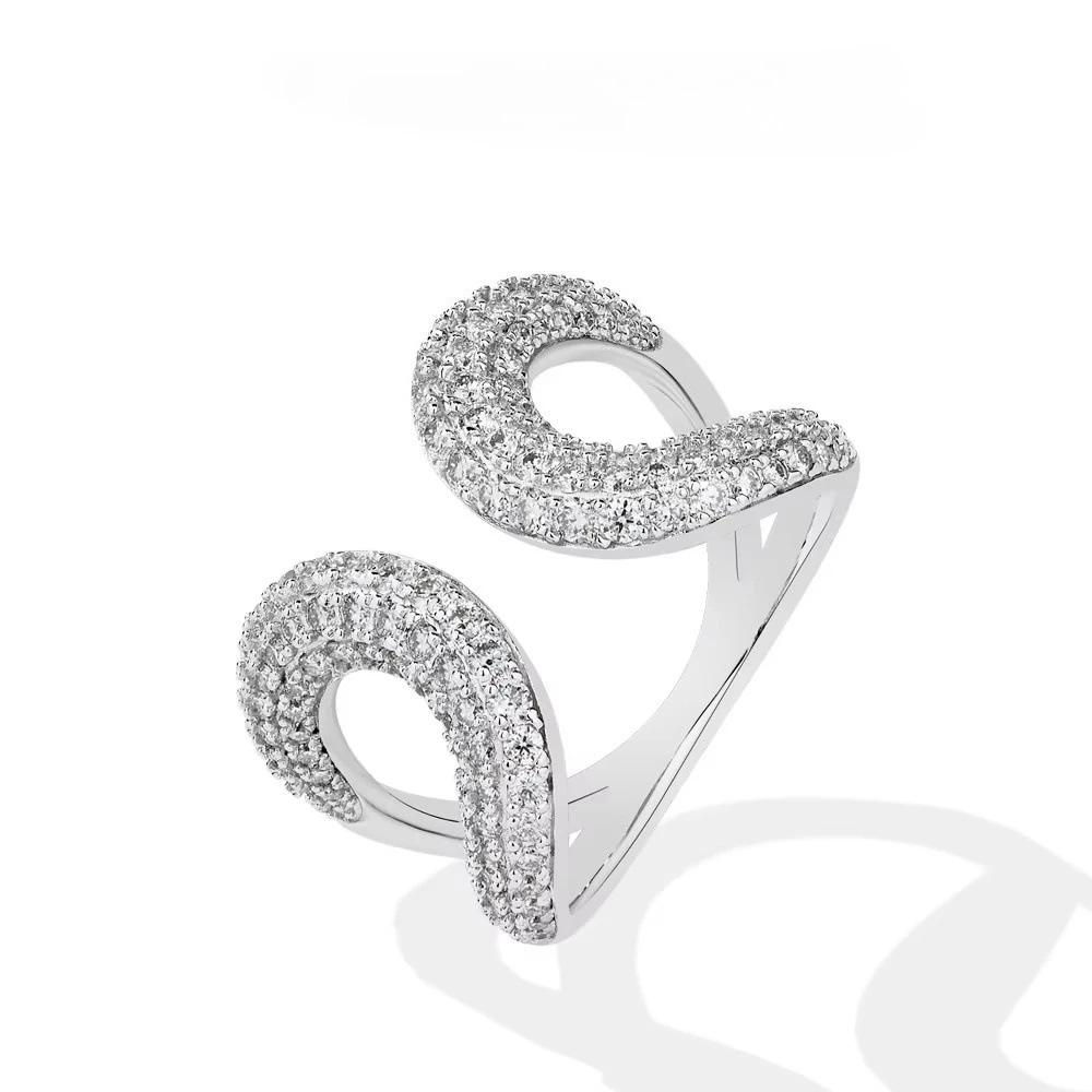 High Quality Full Zircon Adjustable Ring Hollow Design S925 Silver Plated Anxiety Rings Band For Women Girl Party Jewelry 6
High Quality Full Zircon Adjustable Ring Hollow Design S925 Silver Plated Anxiety Rings Band For Women Girl Party Jewelry 6