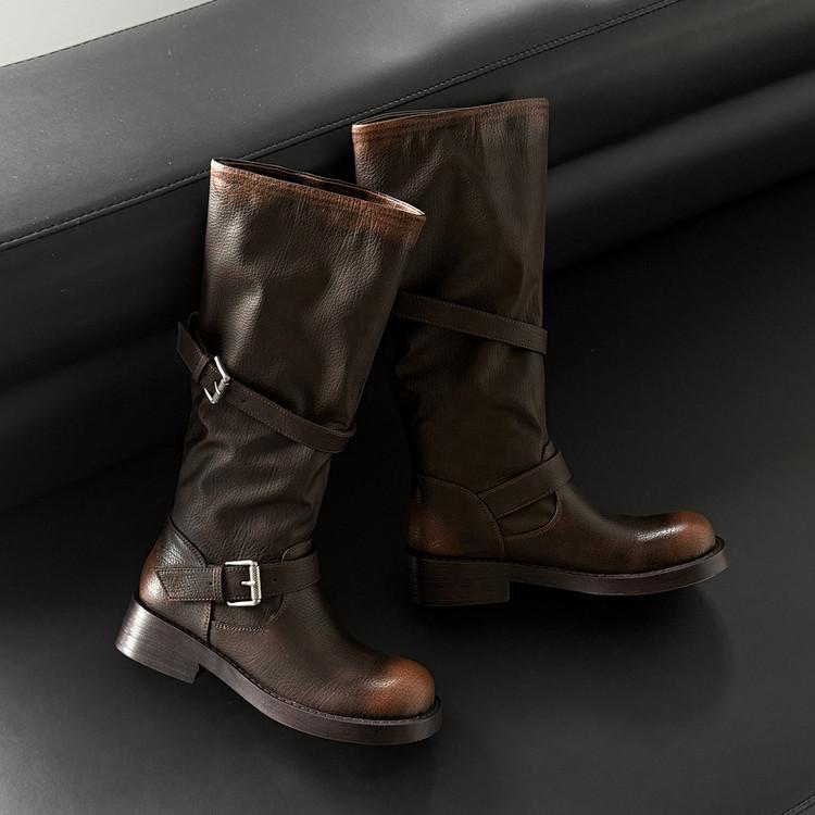 2025 New Belt Buckle Versatile Coarse Heel Tall Knight Boots Wear Skinny Pile Boots Sleeve Western Boots 39 темно-коричневого
2025 New Belt Buckle Versatile Coarse Heel Tall Knight Boots Wear Skinny Pile Boots Sleeve Western Boots 39 темно-коричневого