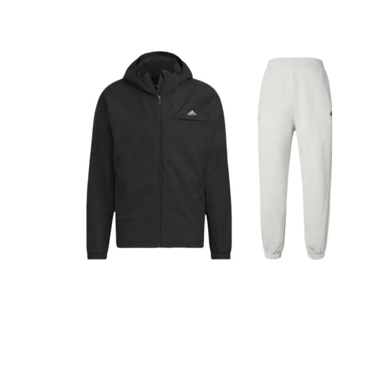 Adidas Essential 3-Layer Bonded Jacket With Logo Hooded Simple Jacket And Cuffed Long Pants Casual Sports Set Unisex Jacket, Pants, Set IV7602+-IK7347 XXL
Adidas Essential 3-Layer Bonded Jacket With Logo Hooded Simple Jacket And Cuffed Long Pants Casual Sports Set Unisex Jacket, Pants, Set IV7602+-IK7347 XXL