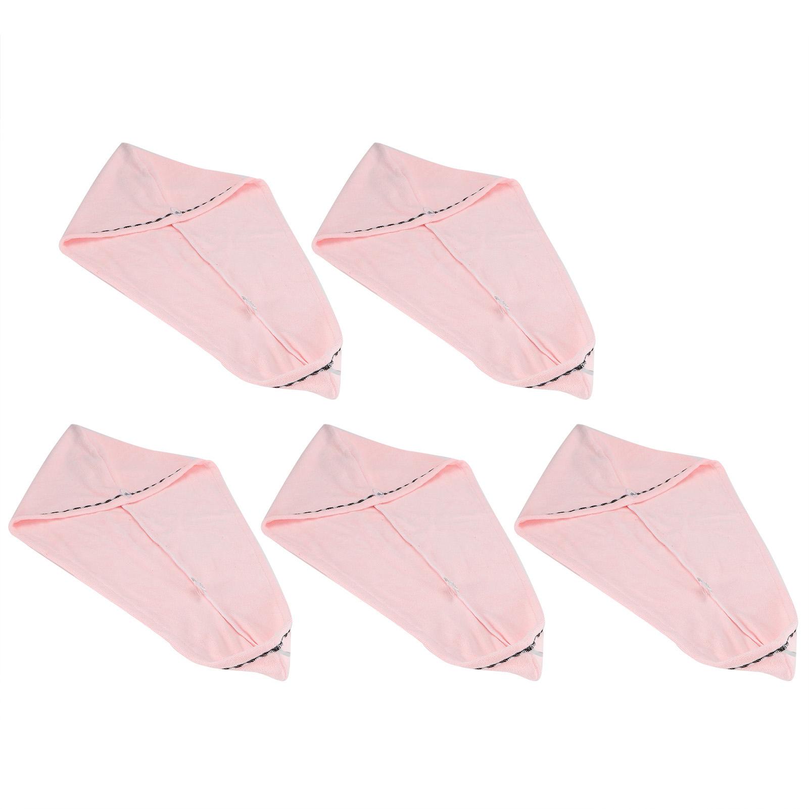 5Pcs Hair Drying Hat Turban Absorbent Towel Wrap Bathing Supplies for Home Traveling
5Pcs Hair Drying Hat Turban Absorbent Towel Wrap Bathing Supplies for Home Traveling