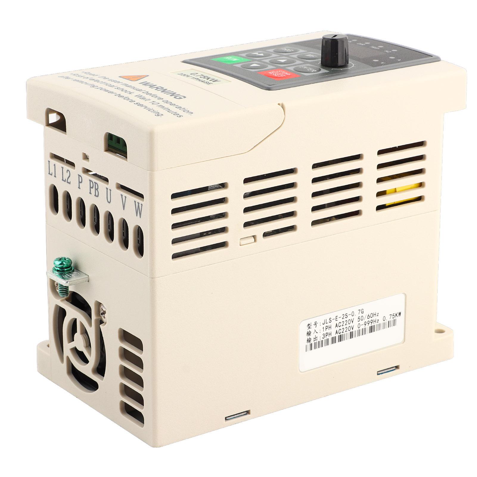 220V 0.75KW VFD Variable Frequency Drive Inverter 1Phase Input 3Phase Output
220V 0.75KW VFD Variable Frequency Drive Inverter 1Phase Input 3Phase Output