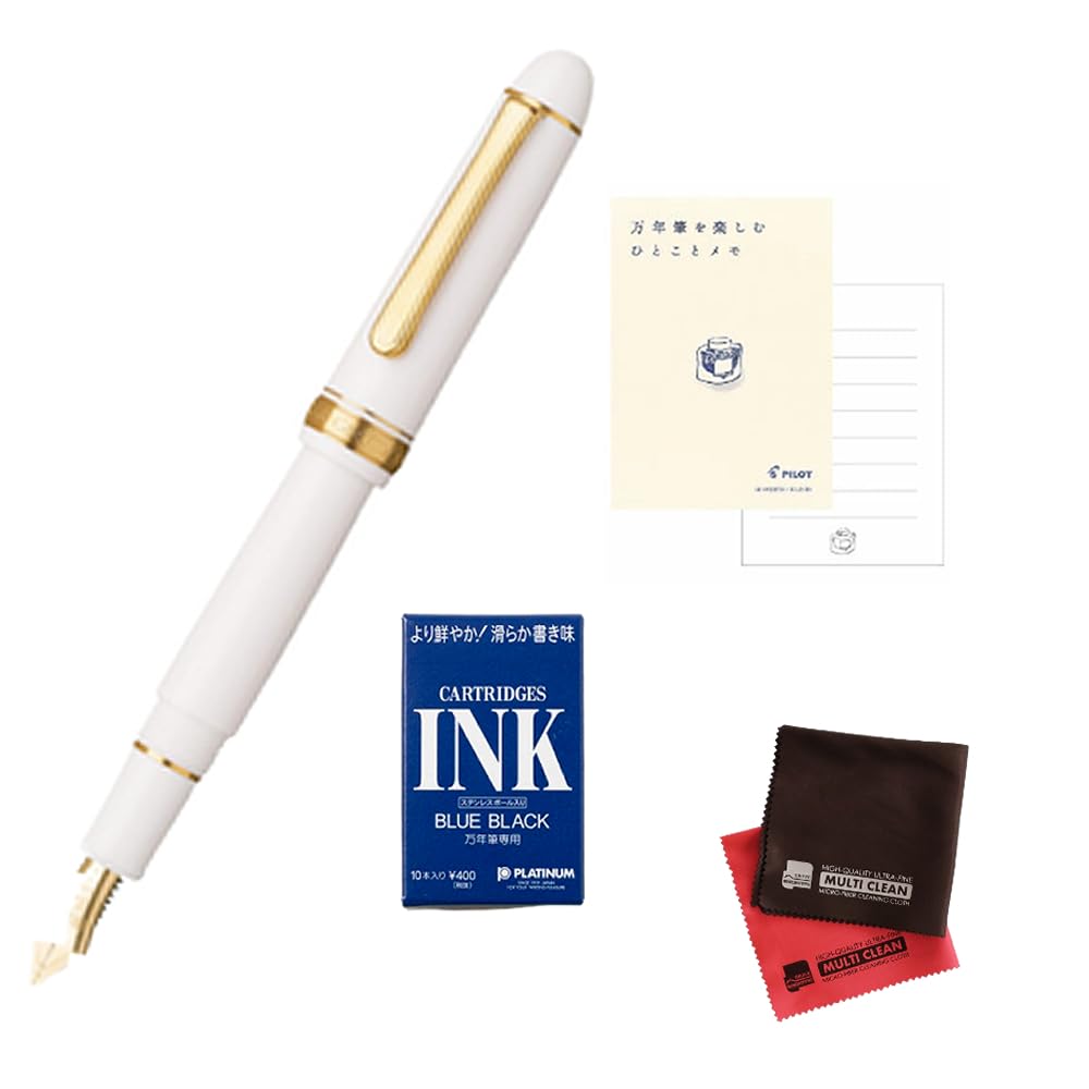 Перьевая ручка Platinum Pen Перьевая ручка Century Chenonceau White Extra Fine EF Ink Cartridge Set of 4 #3776 PNB-15000#2 &
Перьевая ручка Platinum Pen Перьевая ручка Century Chenonceau White Extra Fine EF Ink Cartridge Set of 4 #3776 PNB-15000#2 &