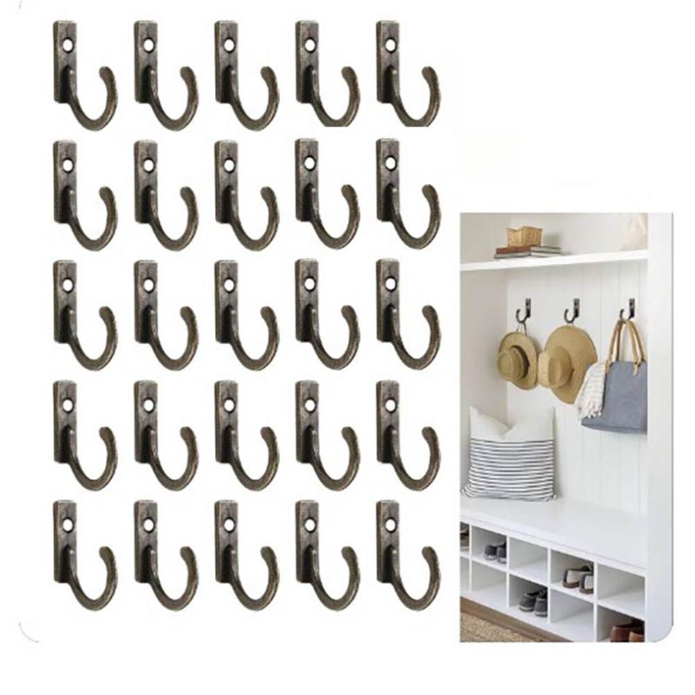 50 pcs Wall Hanger Vintage Hooks Zinc Zinc Zinc Alloy Clasp Hook Antique Hook Hanger Clothes бронзовий
50 pcs Wall Hanger Vintage Hooks Zinc Zinc Zinc Alloy Clasp Hook Antique Hook Hanger Clothes бронзовий