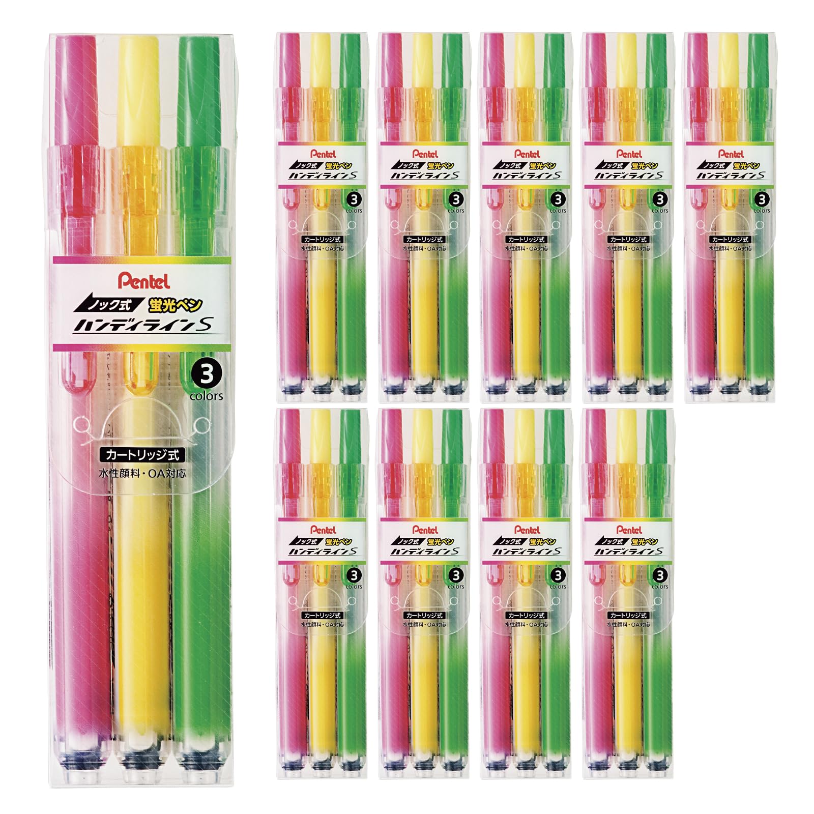Выдвижной маркер Pentel Handy Line S 3 цвета, набор из 10 предметов SXNS15-3(10)
Выдвижной маркер Pentel Handy Line S 3 цвета, набор из 10 предметов SXNS15-3(10)