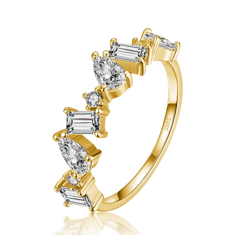 Solid 925 Sterling Silver Sparkling Geometric Clear CZ Finger Rings for Women Luxury Wedding Band Silver Fine Jewelry 9
Solid 925 Sterling Silver Sparkling Geometric Clear CZ Finger Rings for Women Luxury Wedding Band Silver Fine Jewelry 9