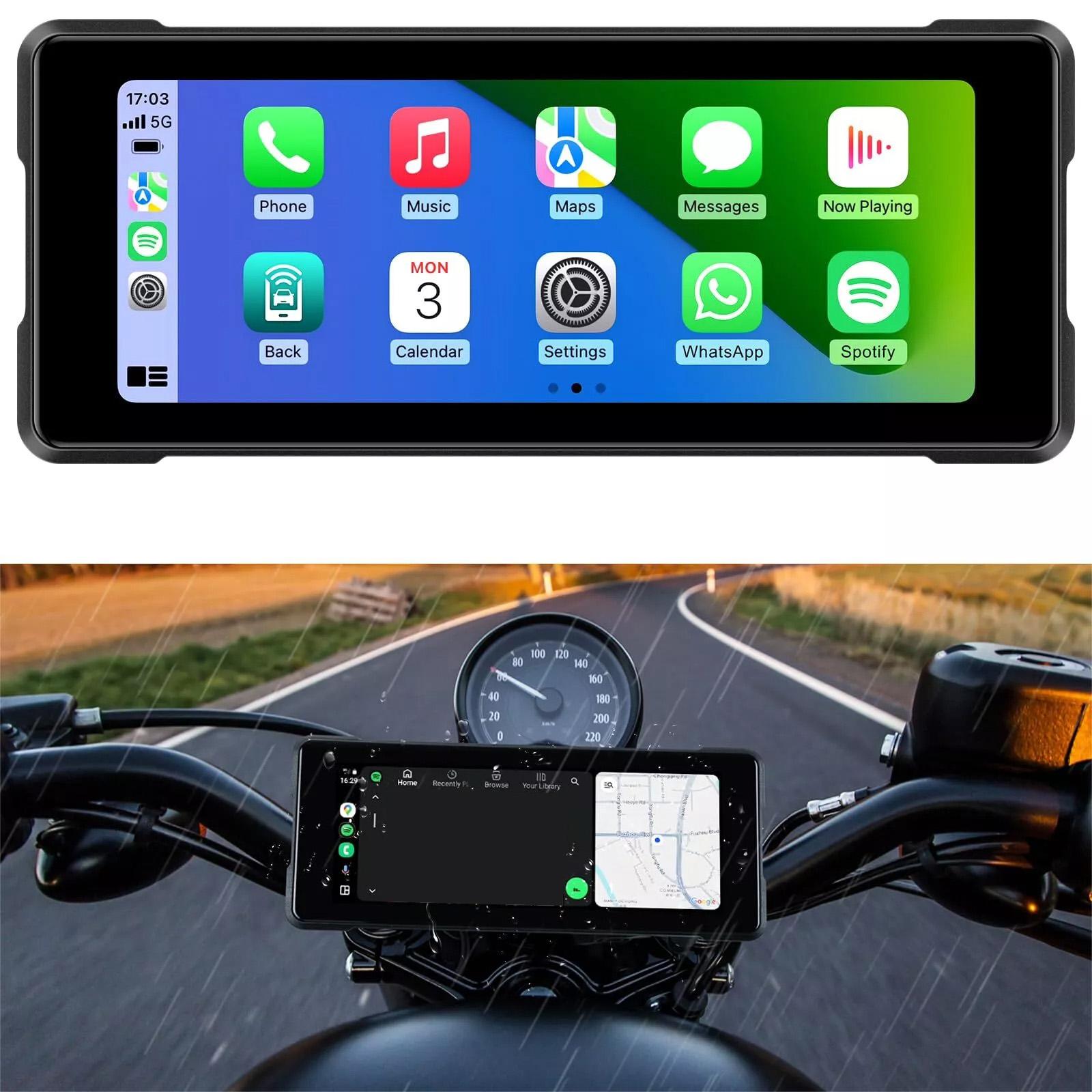 R5019 Dual Camera 6.86-inch Touch Screen Motorcycle Camcorder Wireless Android Auto Carplay Motorbike DVR Type A
R5019 Dual Camera 6.86-inch Touch Screen Motorcycle Camcorder Wireless Android Auto Carplay Motorbike DVR Type A