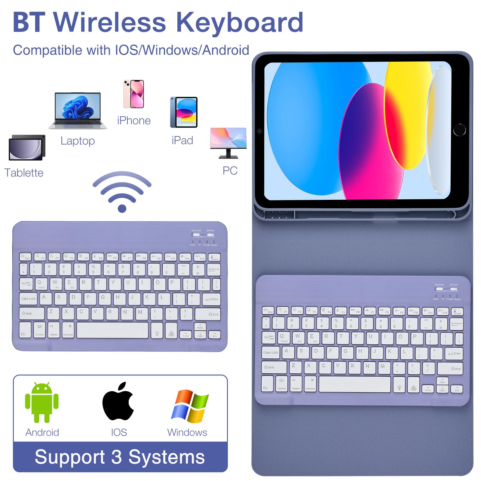SK-1029D Leather Tablet Case with BT Keyboard For iPad 10.2 (2021)/(2020)/(2019)/Air 10.5 inch (2019)/Pro 10.5-inch (2017) Grey Blue
SK-1029D Leather Tablet Case with BT Keyboard For iPad 10.2 (2021)/(2020)/(2019)/Air 10.5 inch (2019)/Pro 10.5-inch (2017) Grey Blue