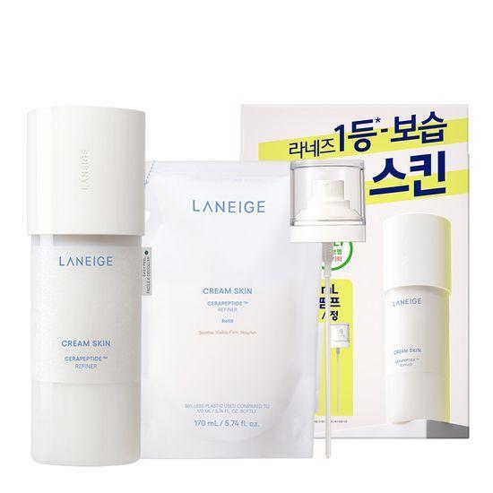 LANEIGE Крем-тонер для лица 170 мл Набор (+170 мл Заправка + Спрей-насос)
LANEIGE Крем-тонер для лица 170 мл Набор (+170 мл Заправка + Спрей-насос)