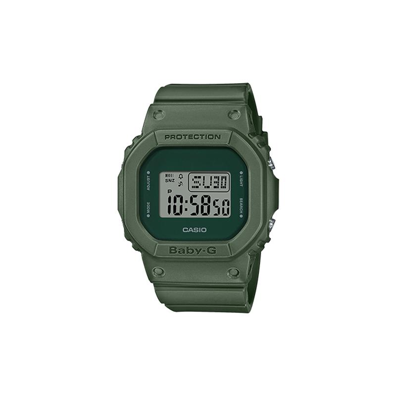 Casio BABY-G themed fashionable small square outdoor LCD display square dial sports shockproof and waterproof quartz movement Japanese BGD-560ET-3PRD зелёный
Casio BABY-G themed fashionable small square outdoor LCD display square dial sports shockproof and waterproof quartz movement Japanese BGD-560ET-3PRD зелёный