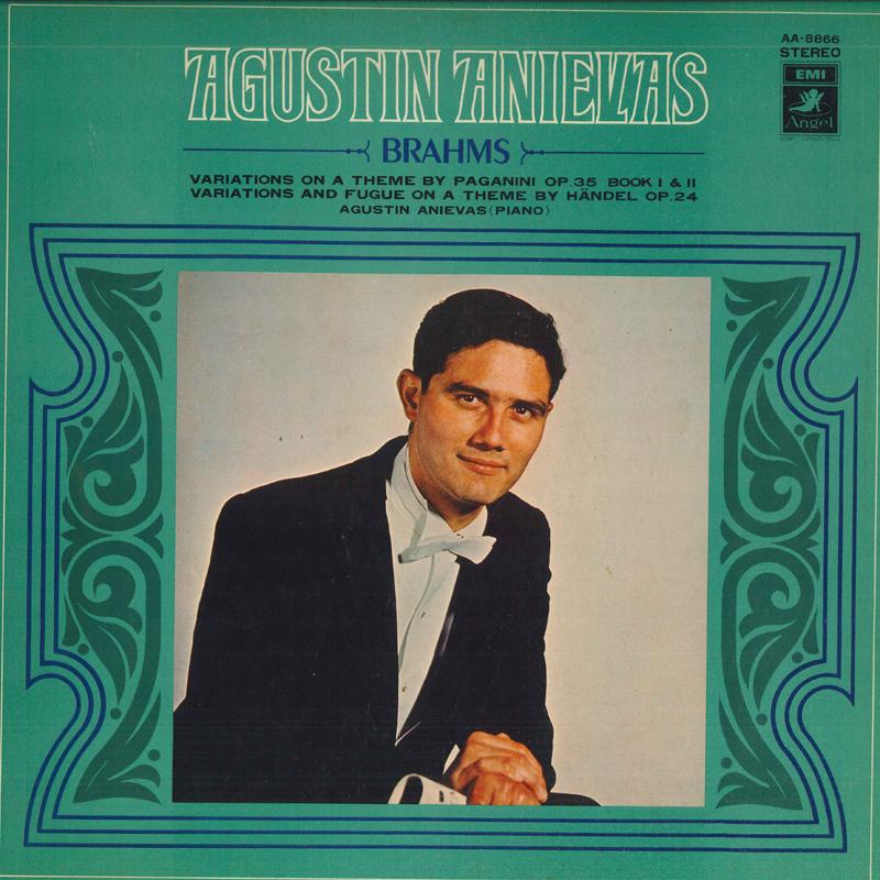 LP Record AGUSTIN ANIEVAS - Brahms: Variations On A Theme Of Pa AA8866 ANGEL Japan Obi Classical Used
LP Record AGUSTIN ANIEVAS - Brahms: Variations On A Theme Of Pa AA8866 ANGEL Japan Obi Classical Used