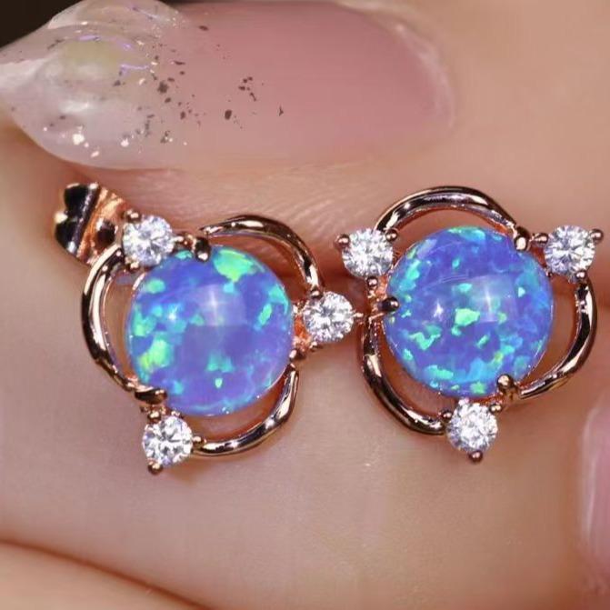 1 пара вишуканих мідних сережок з опалом із дрібними квіточками Елегантний ретро-стиль для осіннього та зимового Дня Святого Валентина
1 пара вишуканих мідних сережок з опалом із дрібними квіточками Елегантний ретро-стиль для осіннього та зимового Дня Святого Валентина