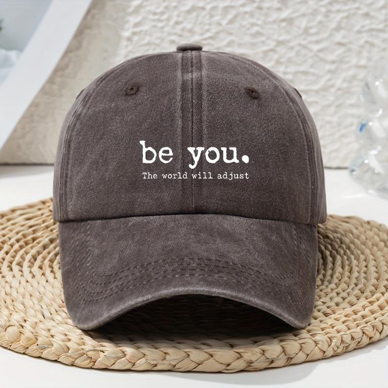 1pc Retro Versatile Baseball Caps for Women,Vintage Letter Print Visor Hat with Breathable Comfort,aSoft Washed Distressed Style Adjustable шоколадний
1pc Retro Versatile Baseball Caps for Women,Vintage Letter Print Visor Hat with Breathable Comfort,aSoft Washed Distressed Style Adjustable шоколадний