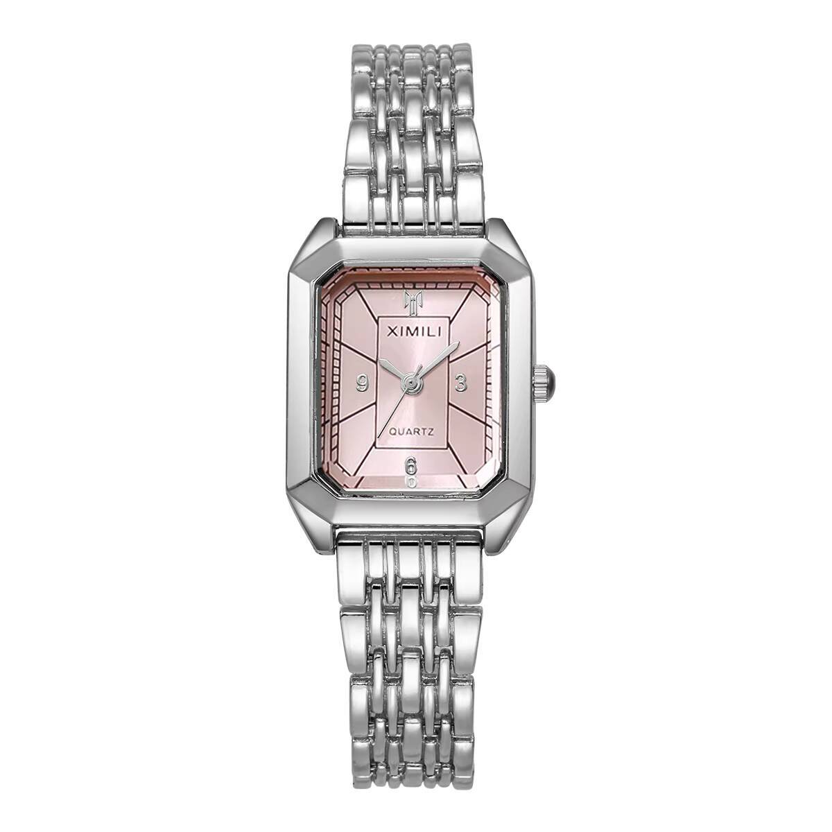 Модные прямоугольные женские кварцевые часы, женские часы с браслетом из нержавеющей стали, часы для девушек, подарок
Модные прямоугольные женские кварцевые часы, женские часы с браслетом из нержавеющей стали, часы для девушек, подарок