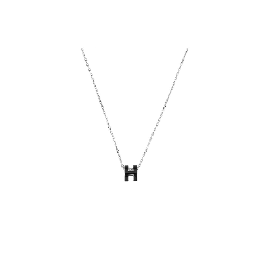 Hermes Mini Pop H Pendant Necklace Women necklace Black Silver H147992FP03 Basic Packaging-Box+Dust Bag or Padding Board
Hermes Mini Pop H Pendant Necklace Women necklace Black Silver H147992FP03 Basic Packaging-Box+Dust Bag or Padding Board