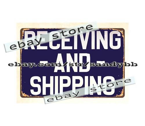 receiving and shipping metal tin sign garden made reproductionsAluminum 20x30cm(7.8x11.8inch)
receiving and shipping metal tin sign garden made reproductionsAluminum 20x30cm(7.8x11.8inch)