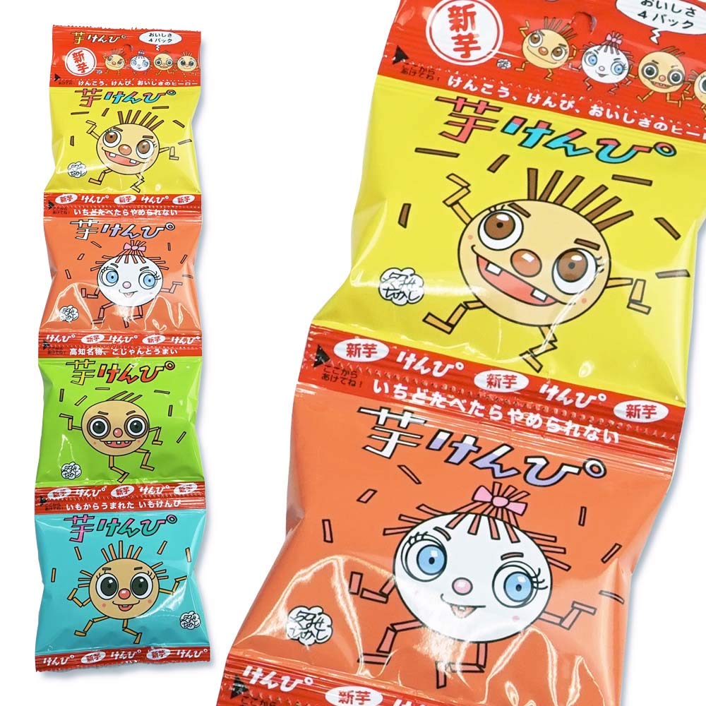 Shibuya Foods Imokenpi 4P Сладости Закуски 4 ряда в индивидуальной упаковке (12 шт.)
Shibuya Foods Imokenpi 4P Сладости Закуски 4 ряда в индивидуальной упаковке (12 шт.)