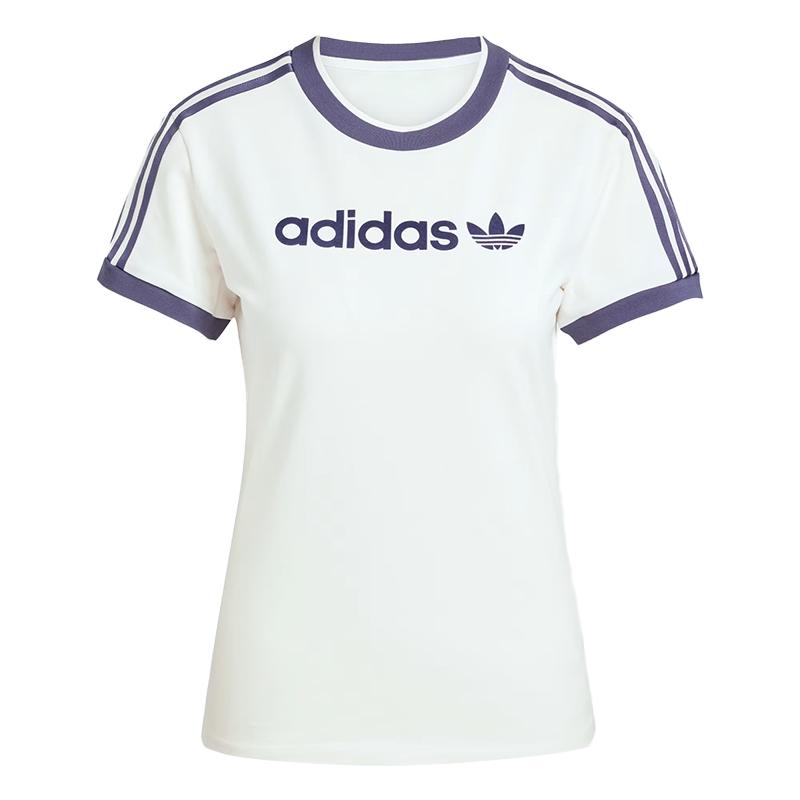 Adidas Originals 3-Stripes Linear Logo Casual Comfortable Fashion Slim Soft Short Sleeve T-Shirt Women Tops Cloud-White JD2723 M
Adidas Originals 3-Stripes Linear Logo Casual Comfortable Fashion Slim Soft Short Sleeve T-Shirt Women Tops Cloud-White JD2723 M