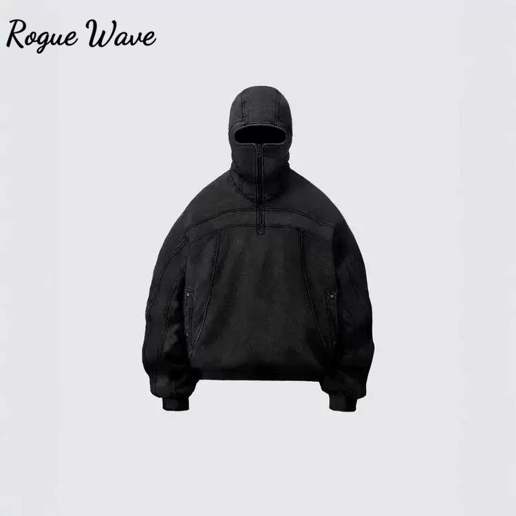 RogueWave Classic Balaclava Hoodie Men Washed Gray Ninja Pullover Sweatshirt Hip Hop Splicing Y2k Vintage Winter Streetwear Couple Tops XXXL сірий
RogueWave Classic Balaclava Hoodie Men Washed Gray Ninja Pullover Sweatshirt Hip Hop Splicing Y2k Vintage Winter Streetwear Couple Tops XXXL сірий