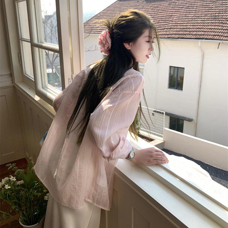 Women s Summer Pink Striped Cardigan: Loose, Slimming, Comfortable, Versatile Outerwear XXL розовый
Women s Summer Pink Striped Cardigan: Loose, Slimming, Comfortable, Versatile Outerwear XXL розовый