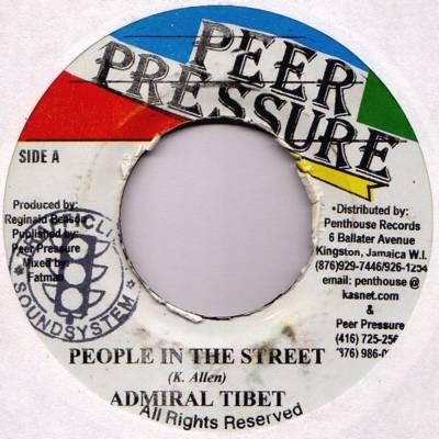 7inch Record ADMIRAL TIBET - People In The Street NONE Peer Pressure 2001 Jamaica Reggae, Ska & Dub Used
7inch Record ADMIRAL TIBET - People In The Street NONE Peer Pressure 2001 Jamaica Reggae, Ska & Dub Used