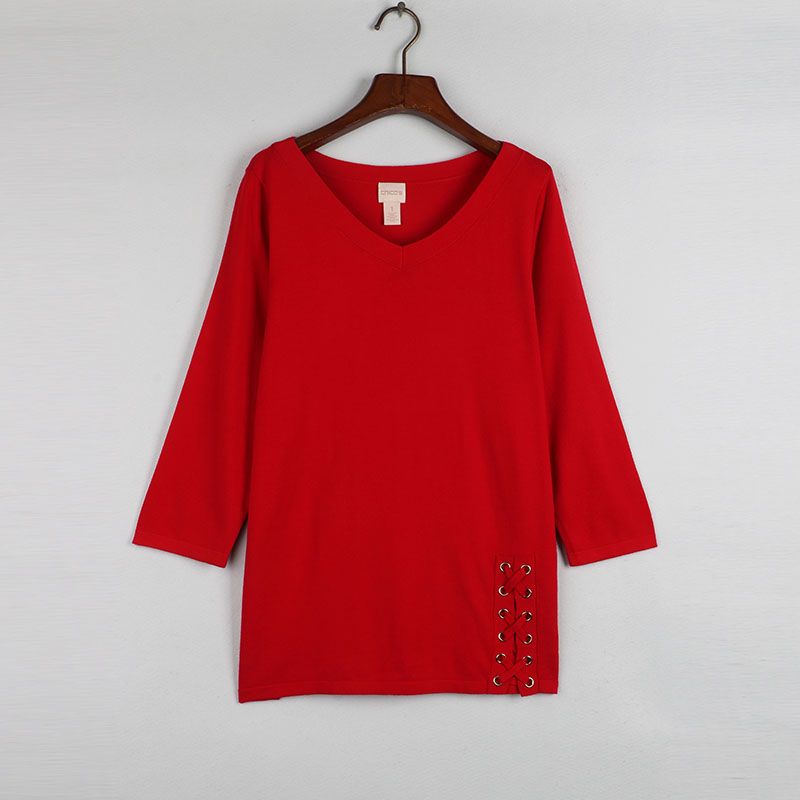 Дом Изолированная Весна Новое Поступление Экспорт Европейский и Американский Большой Размер Женская Одежда V-образный вырез Рукав три четверти Трикотаж Легкий Свитер Топы Red Bust size 100-106
Дом Изолированная Весна Новое Поступление Экспорт Европейский и Американский Большой Размер Женская Одежда V-образный вырез Рукав три четверти Трикотаж Легкий Свитер Топы Red Bust size 100-106