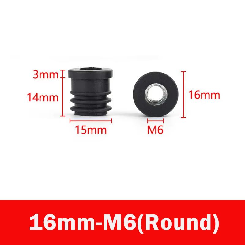 4/8pc Black Square/Round Plastic Pipe Plugs Furniture Leg Feet With M6 M8 M10 Nut Hole Tube Blanking End Inserts Caps Pipe Cover 4pcs
4/8pc Black Square/Round Plastic Pipe Plugs Furniture Leg Feet With M6 M8 M10 Nut Hole Tube Blanking End Inserts Caps Pipe Cover 4pcs