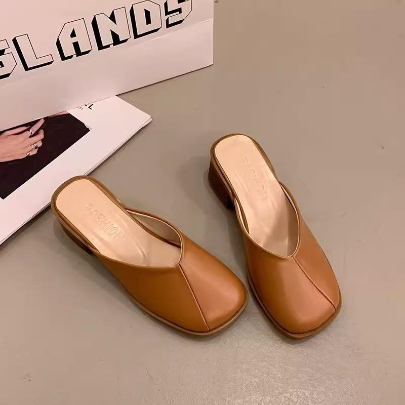 Баотоу полутапочки женские осенние новые туфли на низком каблуке женские французские универсальные туфли-лодочки с квадратным носком 40
Баотоу полутапочки женские осенние новые туфли на низком каблуке женские французские универсальные туфли-лодочки с квадратным носком 40