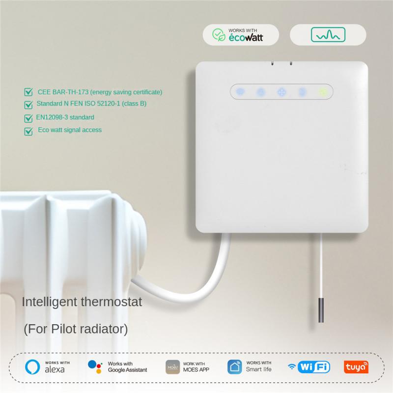 Wifi/ZigBee Умный термостат для пилотного провода Радиатор отопления Поддержка Ecowatt Мониторинг электроэнергии Пульт дистанционного управления Alexa Google As shown
Wifi/ZigBee Умный термостат для пилотного провода Радиатор отопления Поддержка Ecowatt Мониторинг электроэнергии Пульт дистанционного управления Alexa Google As shown