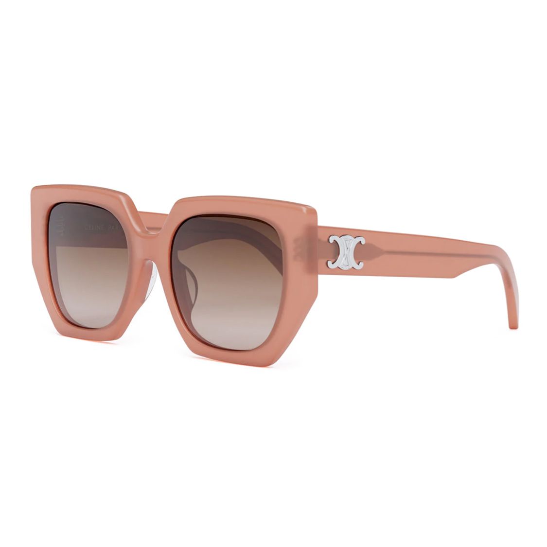Celine Side Logo Decorated Acetate Irregular Shape Sunglasses Unisex sunglasses Pink CL40239F-74F Pink,55
Celine Side Logo Decorated Acetate Irregular Shape Sunglasses Unisex sunglasses Pink CL40239F-74F Pink,55