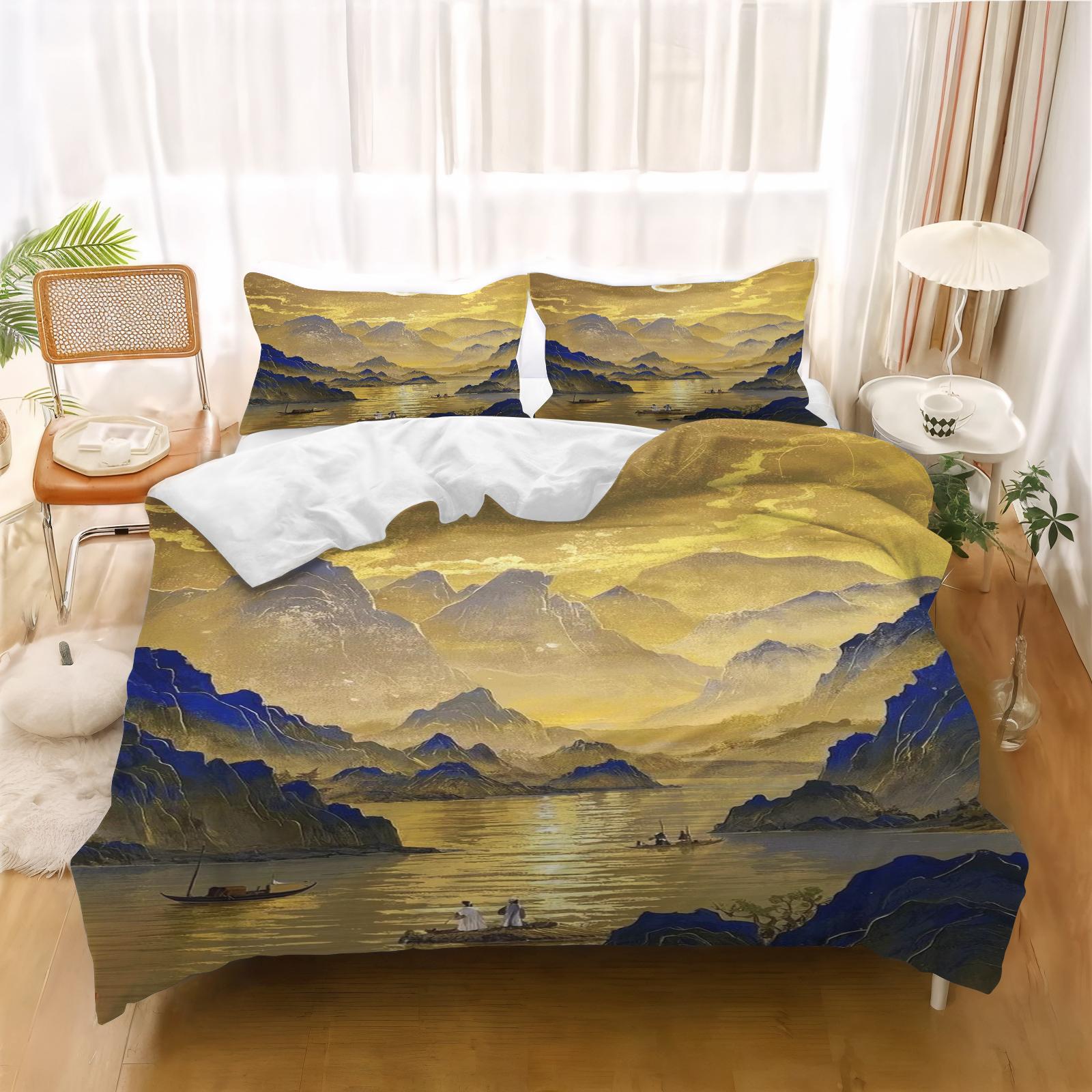 3D Print Cherry Blossom Flower Ink Painting Bedding Set Boys Girls Size Duvet Cover Pillowcase Bed boys Teen Adults 2/3pcs 90x200cm
3D Print Cherry Blossom Flower Ink Painting Bedding Set Boys Girls Size Duvet Cover Pillowcase Bed boys Teen Adults 2/3pcs 90x200cm
