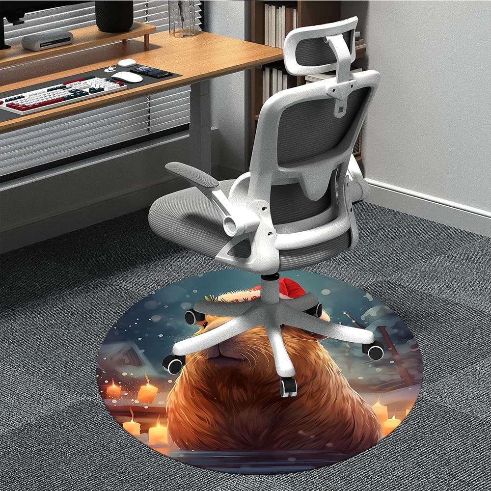 1pc Capybara Christmas Print Chair Carpet for Office Machine Washable Rug for Office, Good Gift for Family or Friends yy251225235 80cm by 80cm
1pc Capybara Christmas Print Chair Carpet for Office Machine Washable Rug for Office, Good Gift for Family or Friends yy251225235 80cm by 80cm