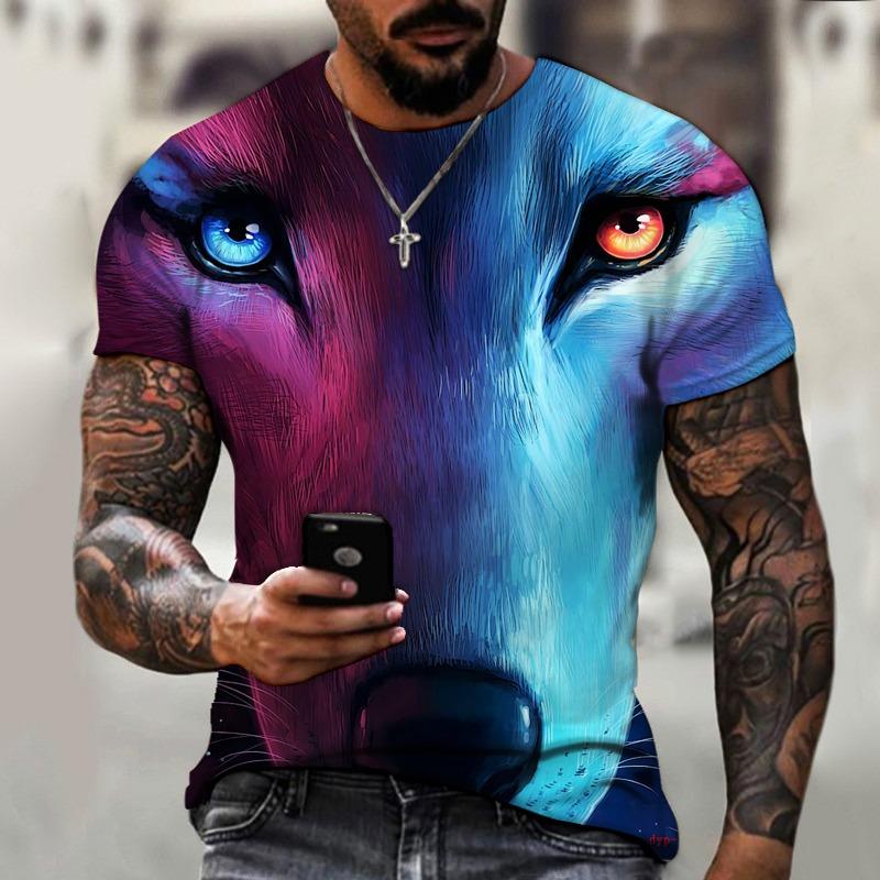 Men s T-shirt 3D Printing Ice And Fire Wolf Horror Series Fierce Werewolf Street Cool And Handsome L
Men s T-shirt 3D Printing Ice And Fire Wolf Horror Series Fierce Werewolf Street Cool And Handsome L