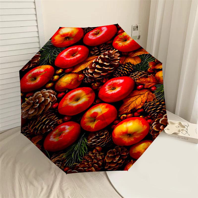 1PC Apples Pinecones Umbrella-8-Rib Reinforced, Automatic Open, Lightweight & Durable, Fashion Accessory for Outdoor-D382
1PC Apples Pinecones Umbrella-8-Rib Reinforced, Automatic Open, Lightweight & Durable, Fashion Accessory for Outdoor-D382