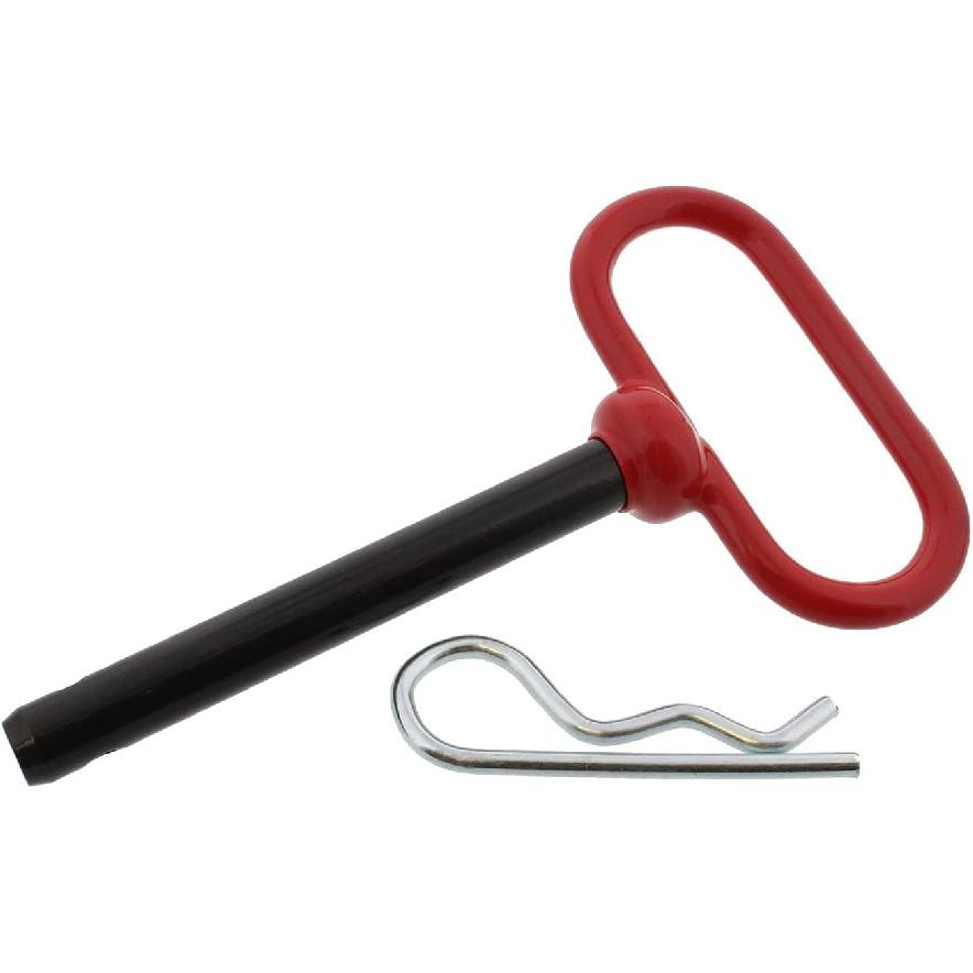 1 Pack Head Towing Hitch Pin and Clip Clevis Pin Hitch with Rubber-Coated Handle (3/4in x 6-1/2 inch) 1/2 x 3-5/8Inch
1 Pack Head Towing Hitch Pin and Clip Clevis Pin Hitch with Rubber-Coated Handle (3/4in x 6-1/2 inch) 1/2 x 3-5/8Inch