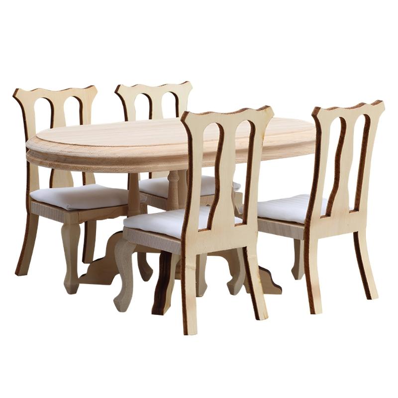 Realistic Miniature Dining Room Table and Chair Furniture Set Model Figure For 1/12 Doll House Scene Setting Accessories 1
Realistic Miniature Dining Room Table and Chair Furniture Set Model Figure For 1/12 Doll House Scene Setting Accessories 1