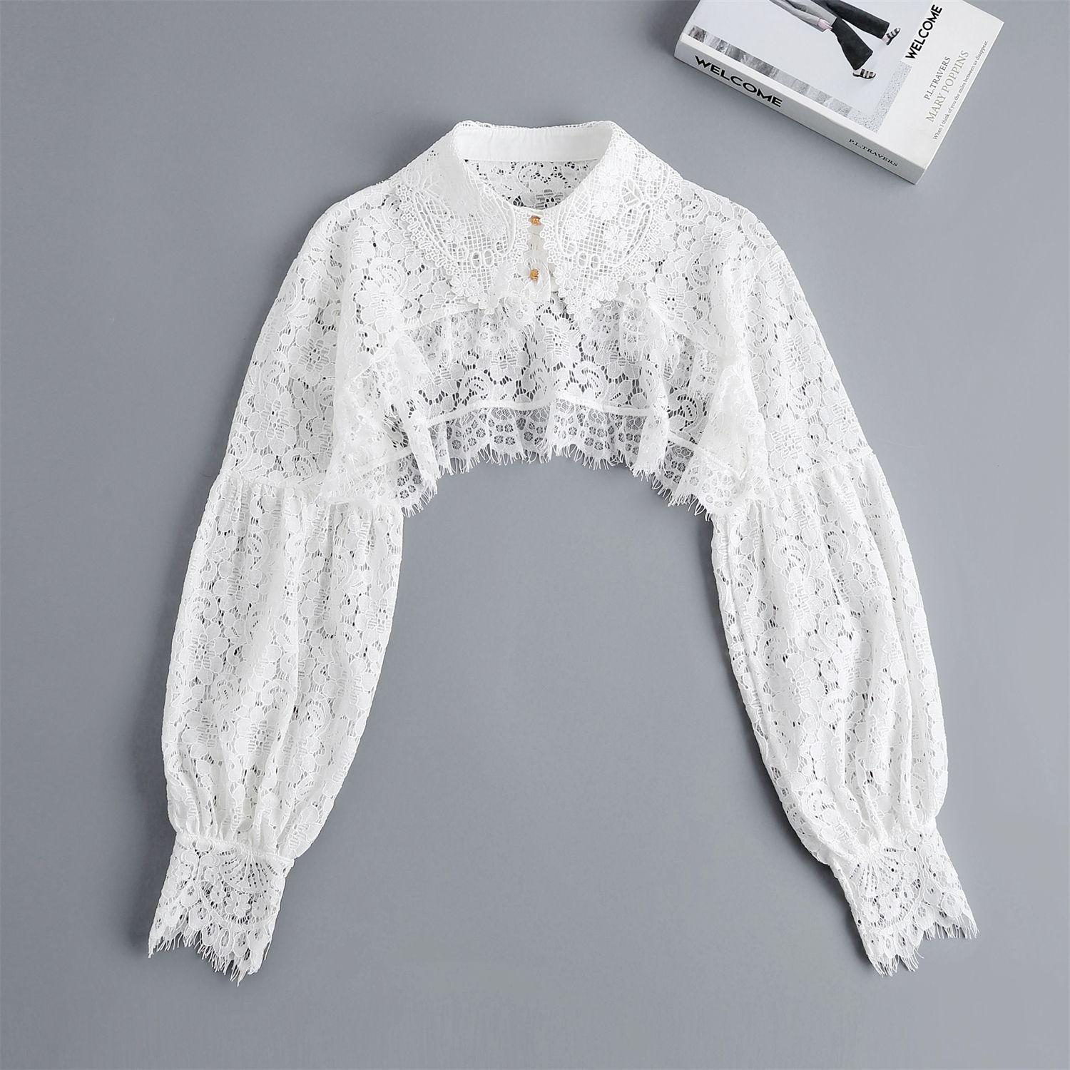 2023 Spring and Autumn New Fashion Small Shawl Jacket with Suspender Skirt Versatile Short Shawl Lace Shirt белый
2023 Spring and Autumn New Fashion Small Shawl Jacket with Suspender Skirt Versatile Short Shawl Lace Shirt белый