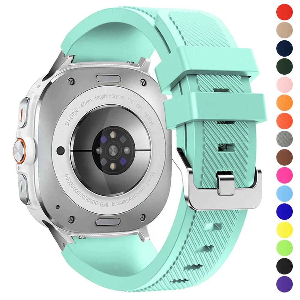 Silicone Sport Strap For Samsung Galaxy Watch 7 Ultra 47mm Accessories correa For Samsung Galaxy Watch ultra band 47 mm Watch Ultra 47mm
Silicone Sport Strap For Samsung Galaxy Watch 7 Ultra 47mm Accessories correa For Samsung Galaxy Watch ultra band 47 mm Watch Ultra 47mm