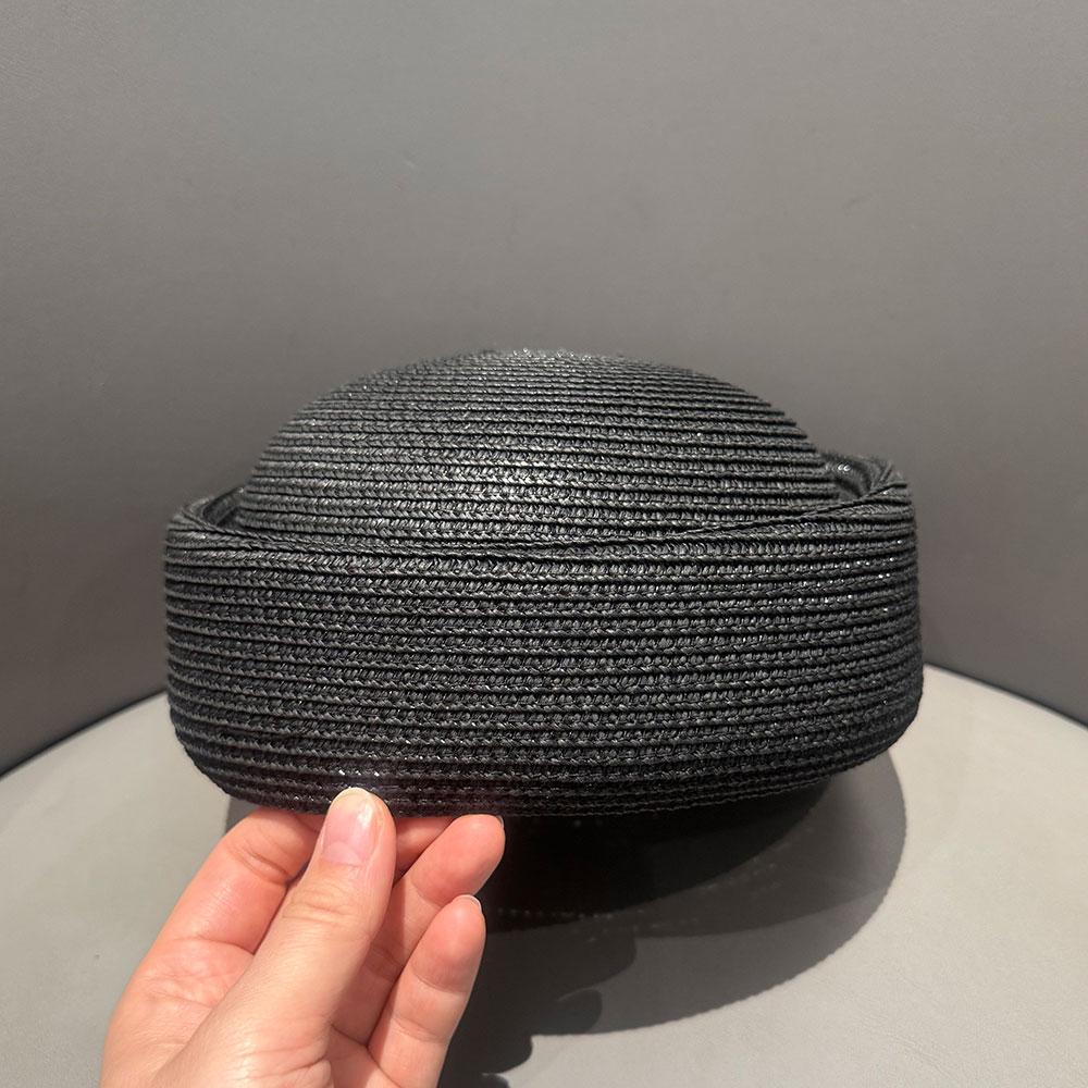 Summer Straw Pillbox Hat Women Beret Sun Hats Retro Painter Fedora Hostess Millinery Fascinator Designer Beach Wedding White Cap 54-58cm чорний
Summer Straw Pillbox Hat Women Beret Sun Hats Retro Painter Fedora Hostess Millinery Fascinator Designer Beach Wedding White Cap 54-58cm чорний