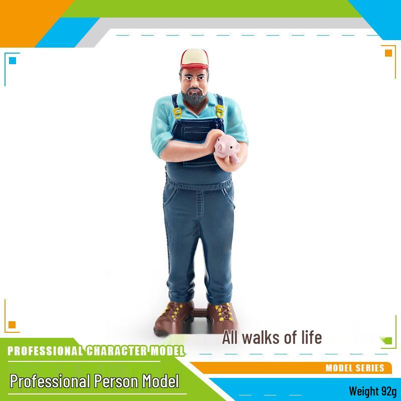 Professional Role Model Figurines: Teacher, Doctor, Nurse, Constructor, Chef, Police. Perfect for Cross-Border Simulation and Sand Table Displays.
Professional Role Model Figurines: Teacher, Doctor, Nurse, Constructor, Chef, Police. Perfect for Cross-Border Simulation and Sand Table Displays.