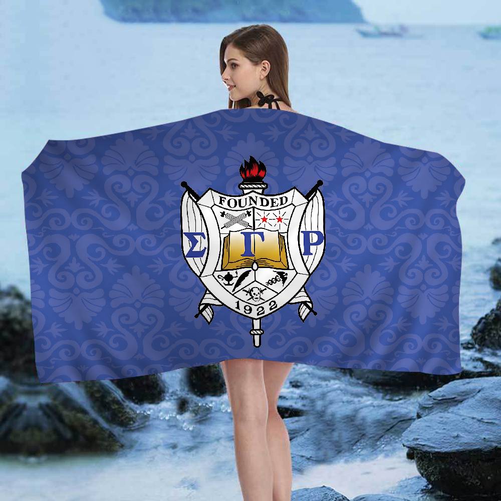Sigma Gamma Rho LOGO Microfiber Printed Beach Towel Mountain Climbing Yoga Beach Swimming Running Absorbent Soft Towel W40*H60(CM)
Sigma Gamma Rho LOGO Microfiber Printed Beach Towel Mountain Climbing Yoga Beach Swimming Running Absorbent Soft Towel W40*H60(CM)