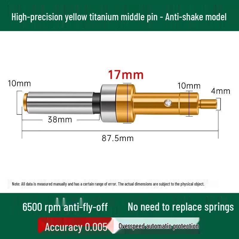 High-Precision Non-Magnetic Ceramic Edge Finder with Yellow Titanium Protection
High-Precision Non-Magnetic Ceramic Edge Finder with Yellow Titanium Protection